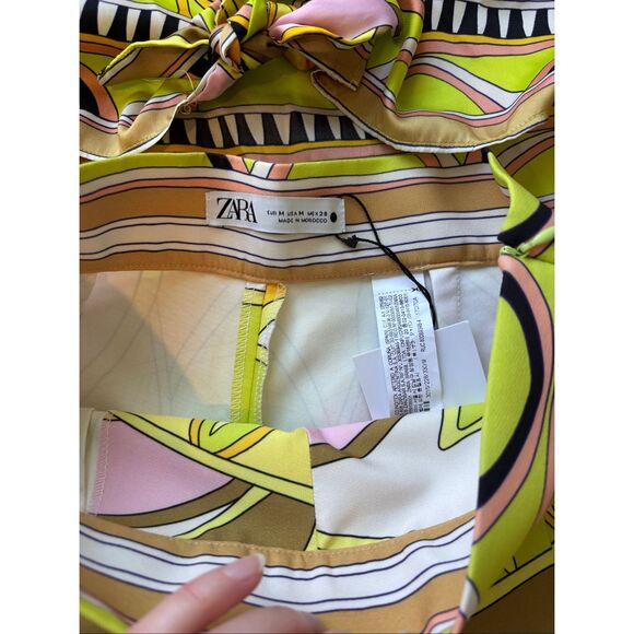 NWT Zara two piece skort and blouse set, Med $125 G18 - Picture 7 of 12